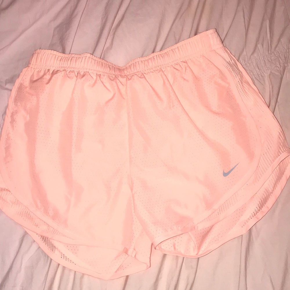 Medium peach pink Nike shorts